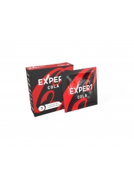Презервативы с ароматом колы Expert Cola - 3 шт. - Expert - купить с доставкой в Белгороде