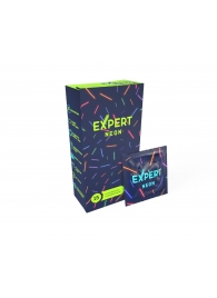 Светящиеся в темноте презервативы Expert Neon - 15 шт. - Expert - купить с доставкой в Белгороде