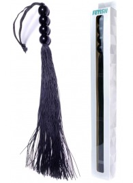 Черная силиконовая плеть - 37 см. - Boys of Toys - купить с доставкой в Белгороде