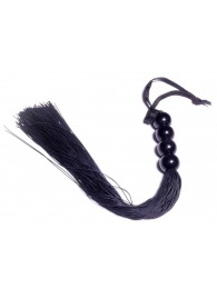 Черная силиконовая плеть - 37 см. - Boys of Toys - купить с доставкой в Белгороде