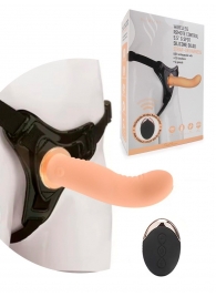 Женский вибрострапон со съемной насадкой и пультом ДУ - Erokay - купить с доставкой в Белгороде