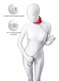 Красный ошейник с подкладкой из меха - ToyFa - купить с доставкой в Белгороде