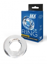 Прозрачное эрекционное кольцо-бублик - Sex Expert - в Белгороде купить с доставкой