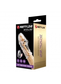 Прозрачная насадка на пенис Booker - 8 см. - Baile - в Белгороде купить с доставкой