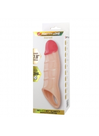 Телесная удлиняющая насадка на пенис Darnel - Baile - в Белгороде купить с доставкой