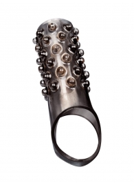 Дымчатая насадка на пенис с выпуклостями - 12 см. - Sex Expert - в Белгороде купить с доставкой