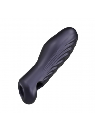 Сливовая силиконовая насадка на пенис с подхватом Manwan Ryzer - Manwan - в Белгороде купить с доставкой