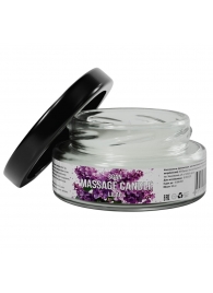 Массажная свеча «Сирень» - 50 мл. - SGAN - купить с доставкой в Белгороде