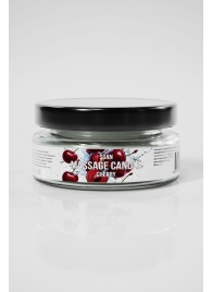 Массажная свеча «Спелая вишня» - 50 мл. - SGAN - купить с доставкой в Белгороде