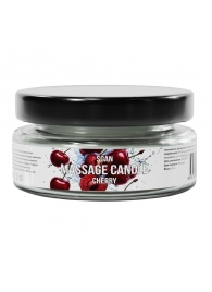Массажная свеча «Спелая вишня» - 50 мл. - SGAN - купить с доставкой в Белгороде