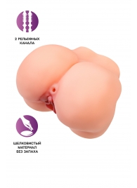 Реалистичный мастурбатор в форме попки с 2 любовными входами - No Name - в Белгороде купить с доставкой
