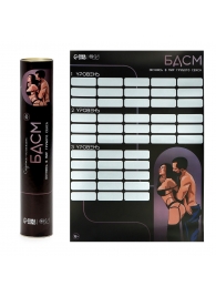 Плакат для двоих со скретч-слоем «БДСМ» - Сима-Ленд - купить с доставкой в Белгороде