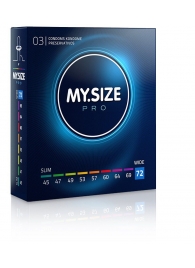 Презервативы MY.SIZE размер 72 - 3 шт. - My.Size - купить с доставкой в Белгороде