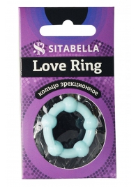 Цветное эрекционное кольцо Love Ring с бусинами - Sitabella - в Белгороде купить с доставкой