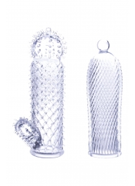 Набор из 2 прозрачных насадок на член Seductive Tickler Sleeves - NMC - в Белгороде купить с доставкой