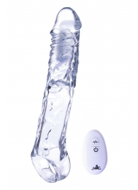 Прозрачная насадка-удлинитель Length Enhancer With Bullet с подхватом - 22,3 см. - NMC - в Белгороде купить с доставкой