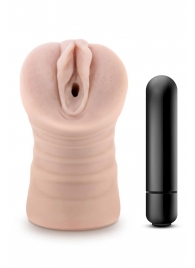 Телесный мастурбатор-вагина Ayumi с вибрацией - Blush Novelties - в Белгороде купить с доставкой
