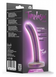 Фиолетовая насадка с гладкой поверхностью Surrender 4.75 Inch Beginner Pegging Dildo - 12 см. - Blush Novelties - купить с доставкой в Белгороде