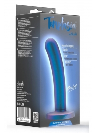 Синяя насадка с гладкой поверхностью Surrender 5.75 Inch Intermediate Pegging Dildo - 14,6 см. - Blush Novelties - купить с доставкой в Белгороде