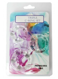 Набор из 3 эрекционных прозрачных колец - Boys of Toys - в Белгороде купить с доставкой