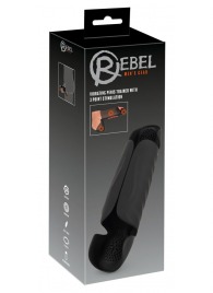 Черный вибромастурбатор с трехточечной стимуляцией Penis Trainer with 3 Point Stimulation - Orion - в Белгороде купить с доставкой