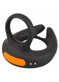 Черный вибростимулятор мошонки RC Scrotum Stimulator with Vibration - Orion - в Белгороде купить с доставкой
