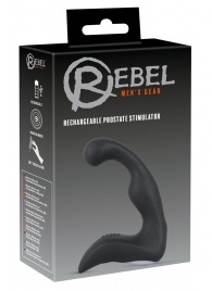 Черный перезаряжаемый стимулятор простаты с вибрацией - 14,6 см. - Orion - в Белгороде купить с доставкой