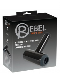 Черный мастурбатор с удобной ручкой Masturbator with 2 Functions - Orion - в Белгороде купить с доставкой