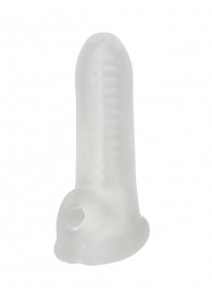 Белый фаллоудлинитель Striker - 13,5 см. - Lola Games - в Белгороде купить с доставкой