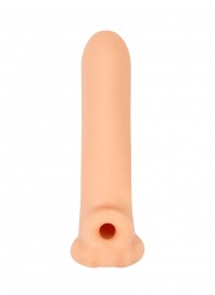 Телесный фаллоудлинитель Titan - 16,5 см. - Lola Games - в Белгороде купить с доставкой