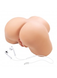 Телесный мастурбатор Olivia с 2 любовными отверстиями - Baile - в Белгороде купить с доставкой