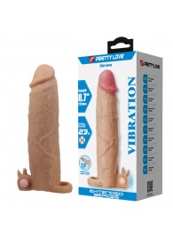 Телесная насадка на пенис Xerxes - 22 см. - Baile - в Белгороде купить с доставкой