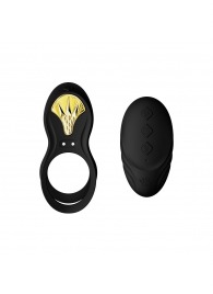 Черное эрекционное виброкольцо Bayek с пультом ДУ - Zalo - в Белгороде купить с доставкой