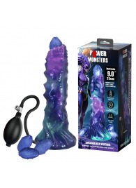 Фиолетовый яйцеродящий фаллоимитатор Duskwalker Sentinal на присоске - 22,4 см. - Baile - купить с доставкой в Белгороде