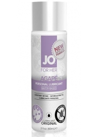 Лубрикант на водной основе для женщин JO AGAPE LUBRICANT ORIGINAL - 60 мл. - System JO - купить с доставкой в Белгороде