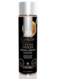 Лубрикант с ароматом крем-брюле JO GELATO CREME BRULEE - 120 мл. - System JO - купить с доставкой в Белгороде