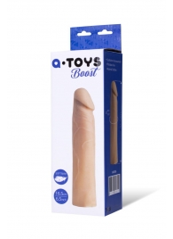 Реалистичная насадка с ярко выраженной головкой - 16,5 см. - A-toys - в Белгороде купить с доставкой