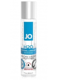Возбуждающий лубрикант на водной основе JO Personal Lubricant H2O Warming - 30 мл. - System JO - купить с доставкой в Белгороде
