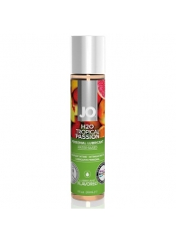 Смазка с ароматом тропических фруктов JO Flavored Tropical Passion - 30 мл. - System JO - купить с доставкой в Белгороде