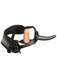 Женский страпон с вагинальной пробкой Woman Strap - 12 см. - LOVETOY (А-Полимер) - купить с доставкой в Белгороде