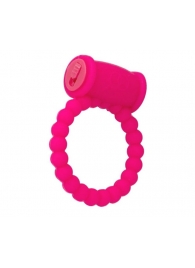 Розовое виброкольцо на пенис A-toys из силикона - A-toys - в Белгороде купить с доставкой