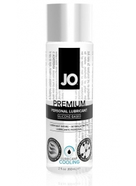 Охлаждающий лубрикант на силиконовой основе JO Personal Premium Lubricant Cooling - 60 мл. - System JO - купить с доставкой в Белгороде