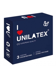 Ультрапрочные презервативы Unilatex Extra Strong - 3 шт. - Unilatex - купить с доставкой в Белгороде