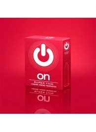Супертонкие презервативы ON) Super Thin - 3 шт. - ON) - купить с доставкой в Белгороде