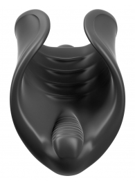 Чёрный мастурбатор Vibrating Silicone Stimulator с вибрацией - Pipedream - в Белгороде купить с доставкой