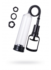 Вакуумная помпа A-toys с уплотнителем и эрекционными кольцами - A-toys - в Белгороде купить с доставкой