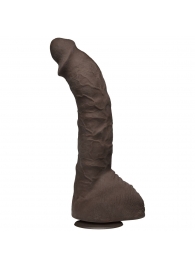 Коричневый фаллоимитатор-гигант Prince Yahshua ULTRASKYN 10.5” Cock with Removable Vac-U-Lock Suction Cup - 27,4 см. - Doc Johnson