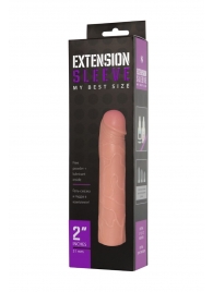 Насадка-удлинитель Extension sleeve телесного цвета - 18,5 см. - Sitabella - в Белгороде купить с доставкой