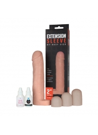 Насадка-удлинитель Extension sleeve с подхватом мошонки - 19 см. - Sitabella - в Белгороде купить с доставкой