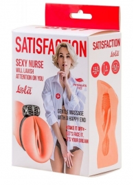 Мастурбатор с виброкольцом Satisfaction Magazine Nurse - Lola Games - в Белгороде купить с доставкой